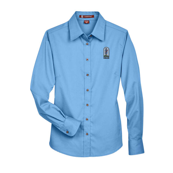 Women's Easy Blend™ Long Sleeve Twill Dress Shirt with Stain-Release Thumbnail