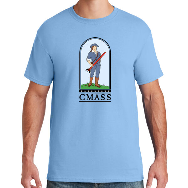 Unisex Dri Power ® 50/50 Cotton/Poly T Shirt with Full Front Thumbnail